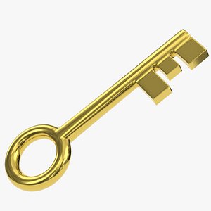 3D Stylized key 2 model