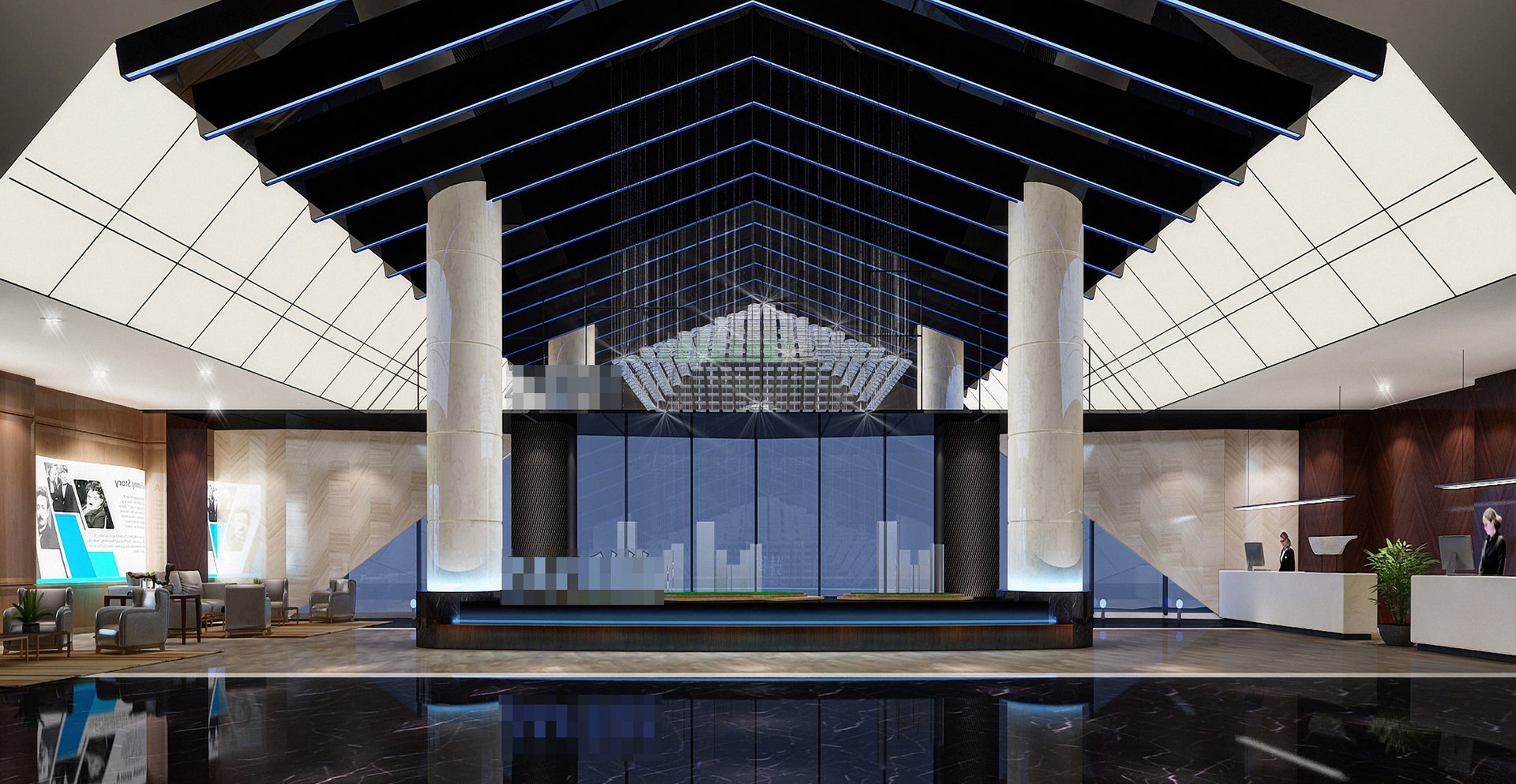 Hotel Lobby 6 Model - TurboSquid 2360120