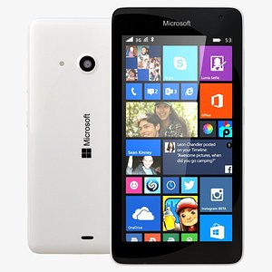3d microsoft lumia 535 dual model