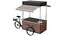 Detaillierter leerer Kaffeewagen