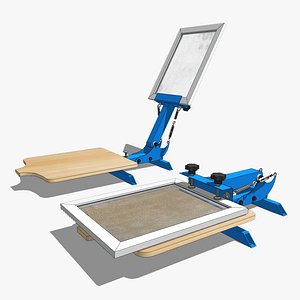 Screen Printing Press - Shirt - Single Station1