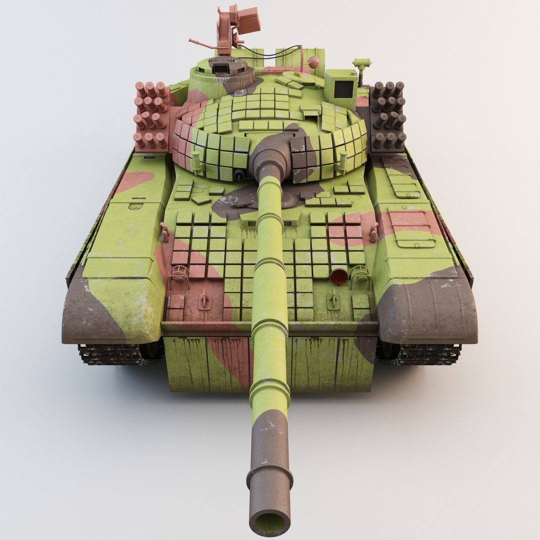 polish pt-91 twardy main 3d model