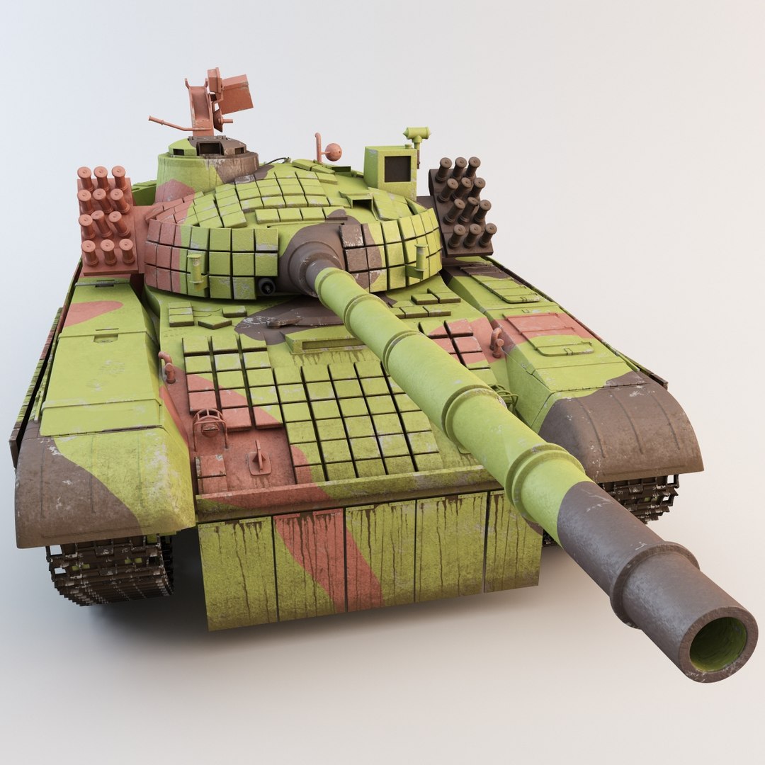 polish pt-91 twardy main 3d model