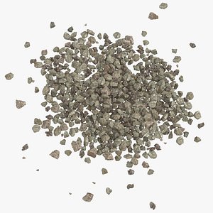 3D pile broken concrete 03 model