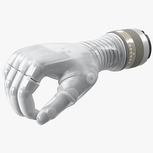 Wrist Bionic Hand Deka Rigged for Cinema 4D