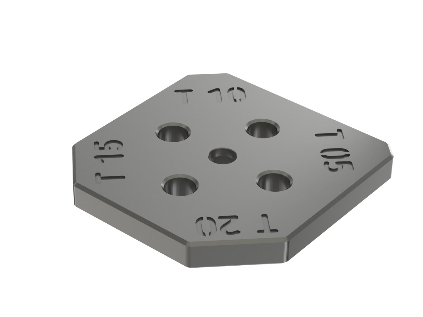 3D Model Printable Jig Router Template - TurboSquid 1815464