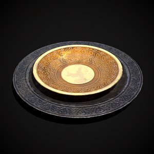 Medieval Fancy Plates 3D model