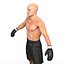 adult boxer man 2 3d model