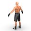adult boxer man 2 3d model