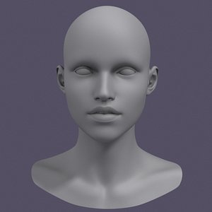 female head 3d model