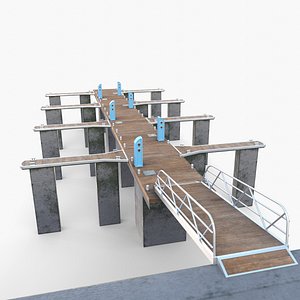 Pontoon dock V1 model