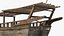 Traditional Wooden Dhow Boat Old Used