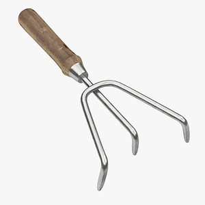 farm hand tool fork 3D model