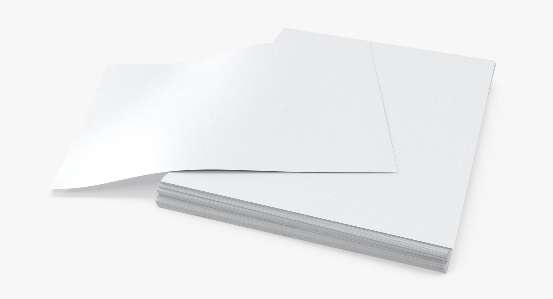 Small Stack Paper Sheets 3D Model - TurboSquid 1206503