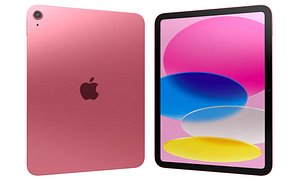 Apple iPad 2025 Pink 3D
