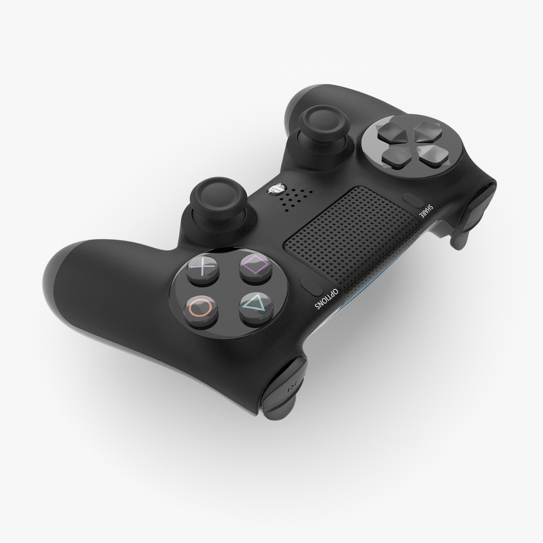 playstation 4 dualshock 3d model