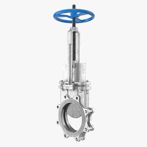 Knife Gate Valve 3D Model