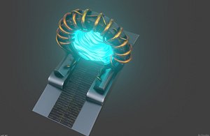 sci-fi portal 3D model
