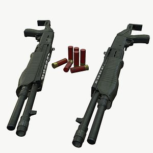 3D model Shotgun SP 12
