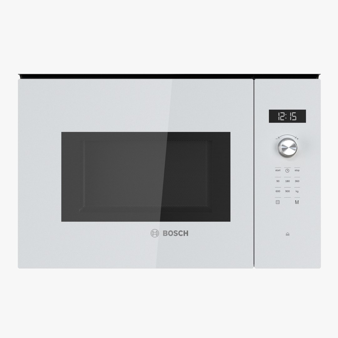 Microwave oven Bosch Serie 6 3D model TurboSquid 2043858