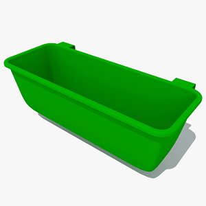 Calf watering trough 3D model