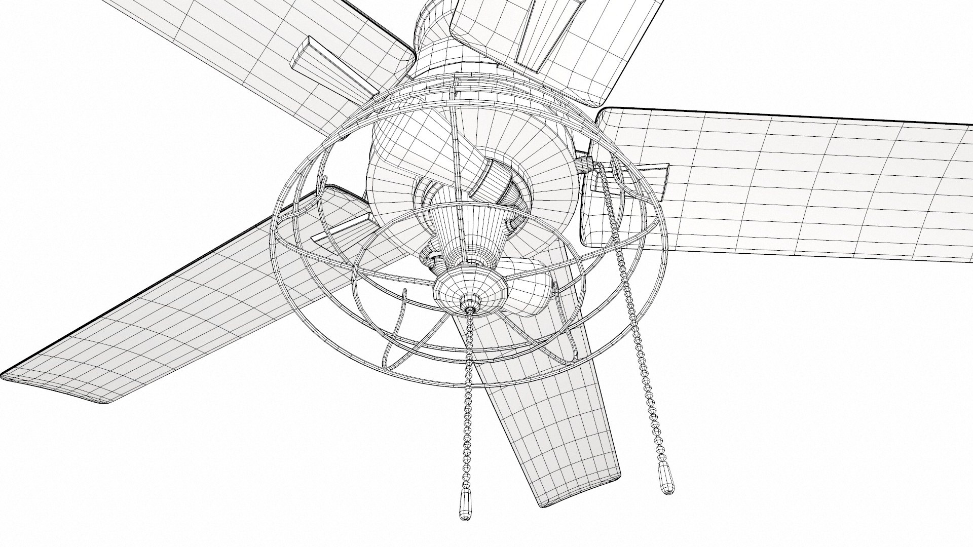 3D Modern Ceiling Fan Model - TurboSquid 2326919
