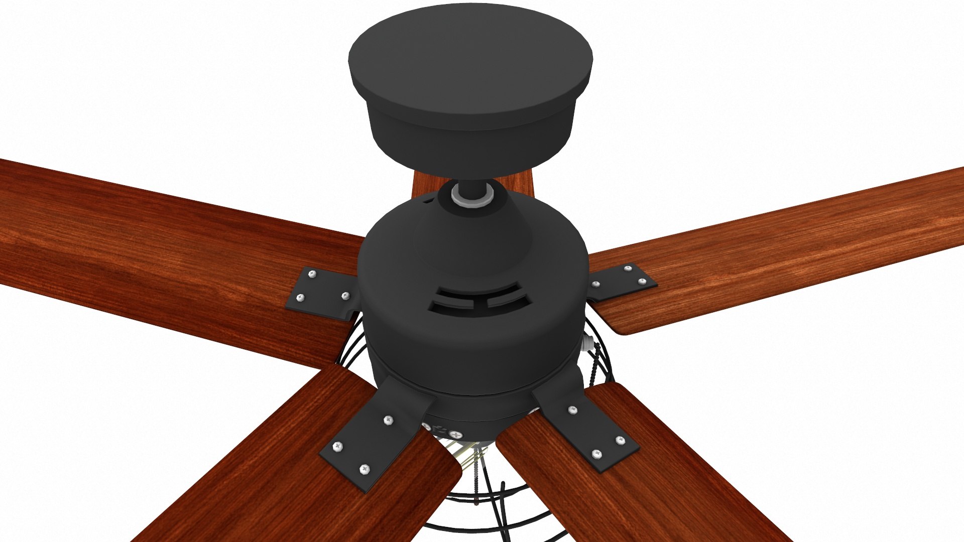 3D Modern Ceiling Fan Model - TurboSquid 2326919