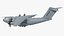 Avión de transporte militar Airbus A400M Atlas preparado para Cinema 4D