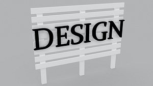 3D model advertising signage 5