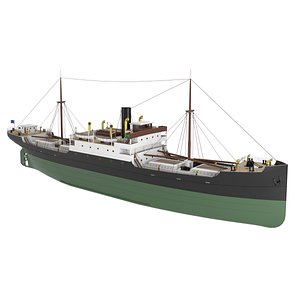 generic steam ship model