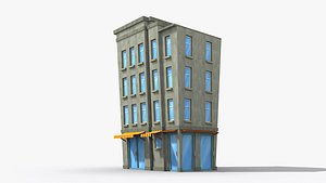 3D Cartoon Building x23