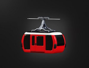 3D Cable Car 3d Model model
