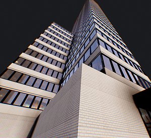 3D Low Poly - New York Building Skyscraper