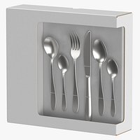 Cutlery Boxes Type 01 Silver and Brass Blank or Generic Box1