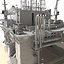 Plate-forme pétrolière générique blanc semi-submersible