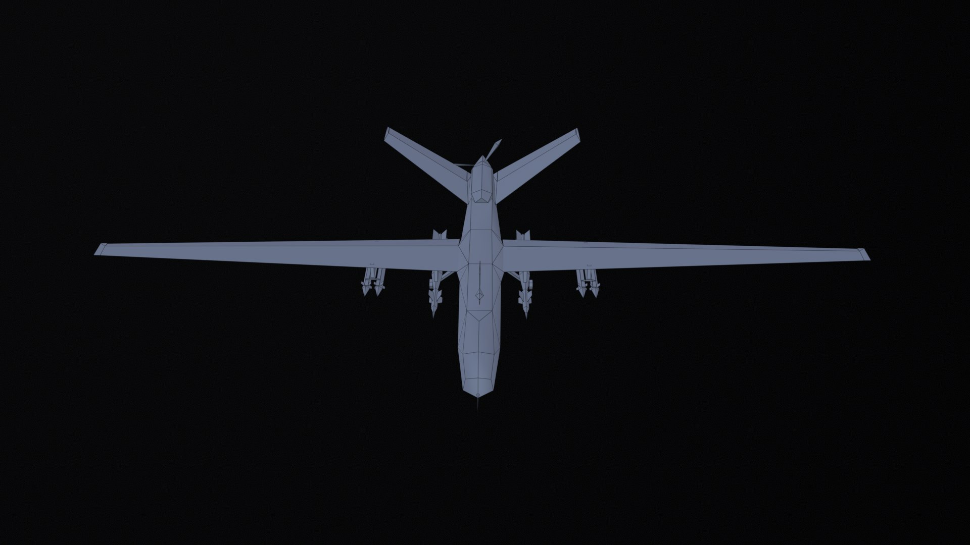 Asset - Army - MQ9 Reaper - 3D MODEL Low-poly 3D model https://p.turbosquid.com/ts-thumb/ZJ/zU1Adk/RZ/sb_mq9_reaper_lod05_wireframe_002/png/1728909355/1920x1080/fit_q87/4bdbdb9010c680a7457991ff4a9480f6fa8c0427/sb_mq9_reaper_lod05_wireframe_002.jpg