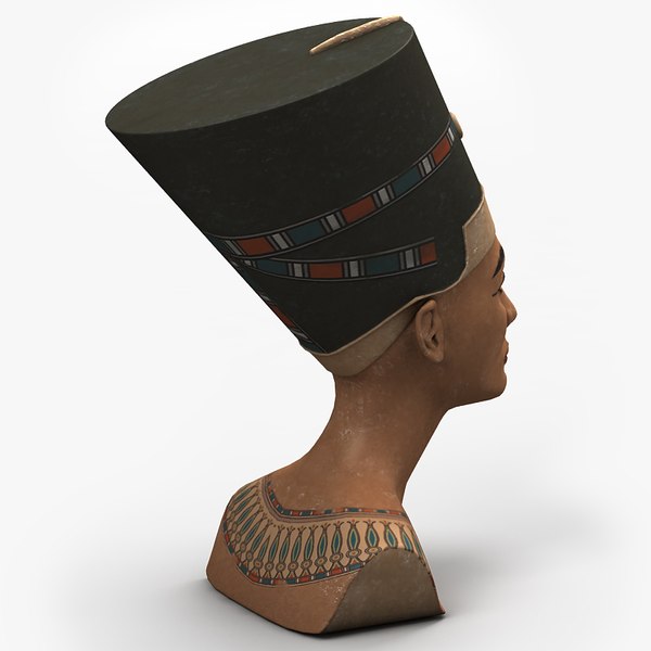 3d nefertiti bust model