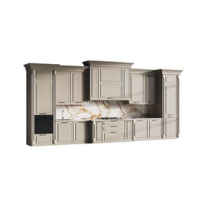 Modern kitchen 17 3D model