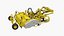Farm Beet Harvester Tool Yellow Rigged