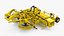 Farm Beet Harvester Tool Yellow Rigged model