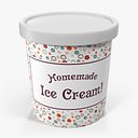 Ice Cream Pint Container