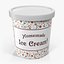 Colección de envases de helado
