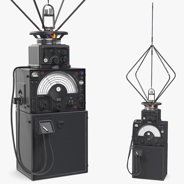 radio direction finder antenna 3D model