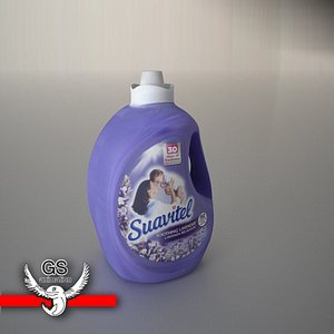 Laundry detergent bottle(LOW POLY)