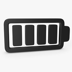 3D Battery Icon