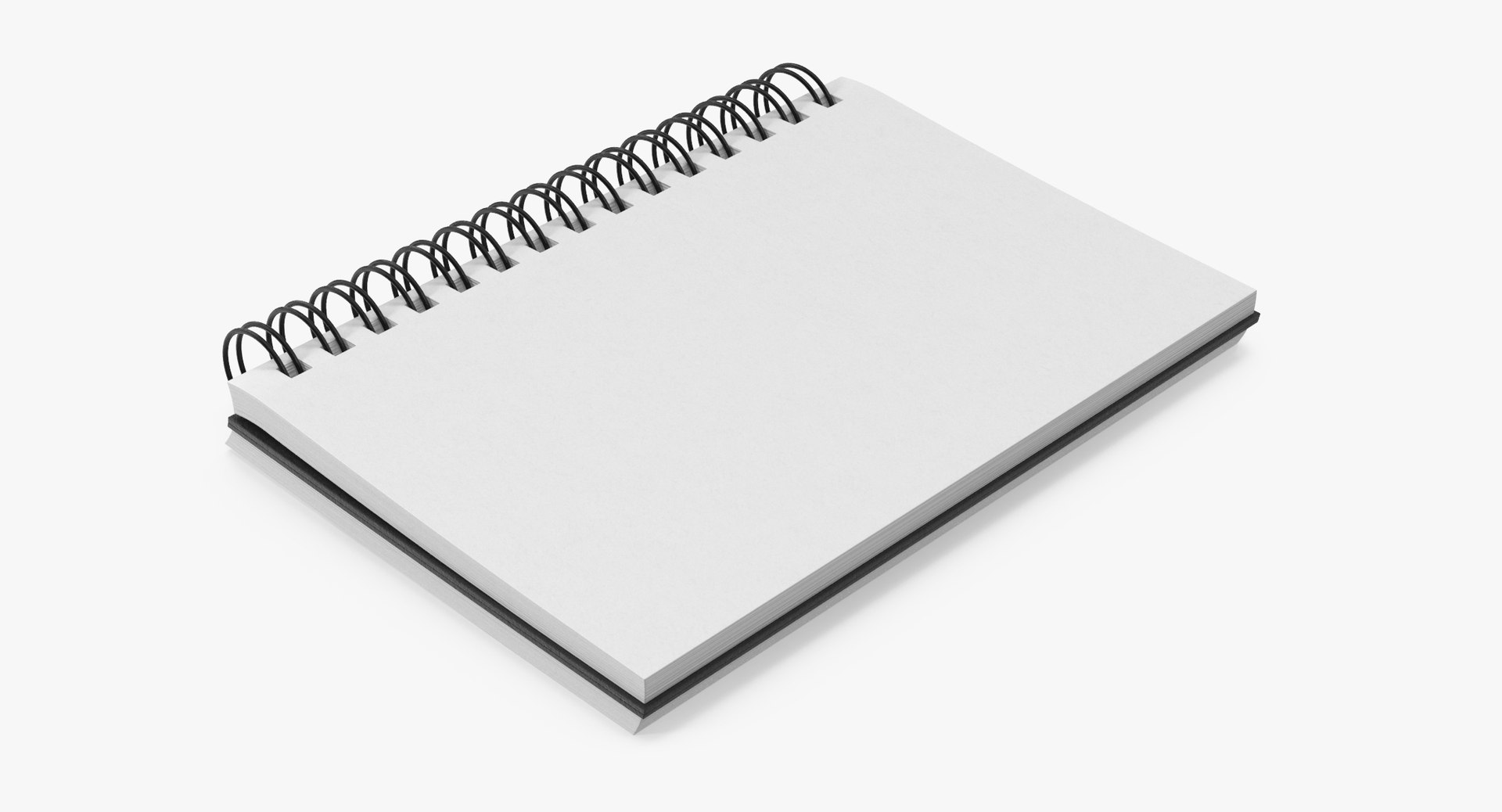 Spiral Sketchbook 03 3D Model - TurboSquid 1209508