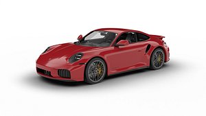 3D Porsche 911 Carrera Turbo S 2026 3d model