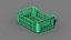 Skrzynka na owoce plastikowa Low-poly PBR 8K