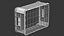 Skrzynka na owoce plastikowa Low-poly PBR 8K