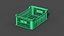 Skrzynka na owoce plastikowa Low-poly PBR 8K